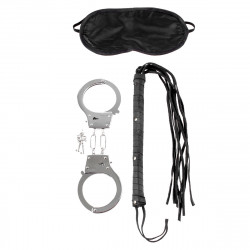Набор для эротических игр Lover's Fantasy Kit - наручники, плетка и маска